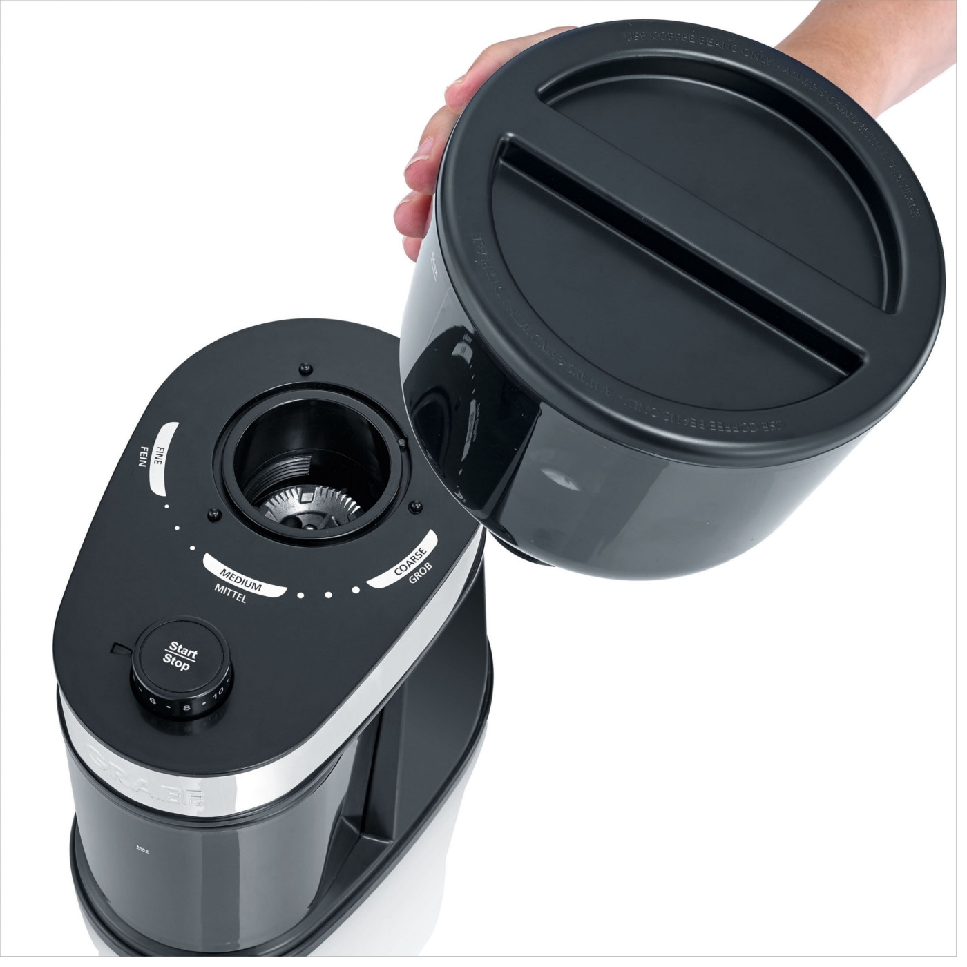Graef Kaffeemühle CM20x in der Farbe Schwarz