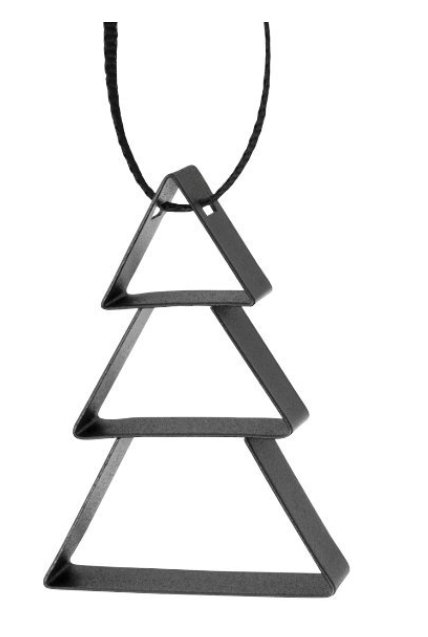 Stelton Figura Weihnachtsornament „Tanne“ (Soft Schwarz klein)