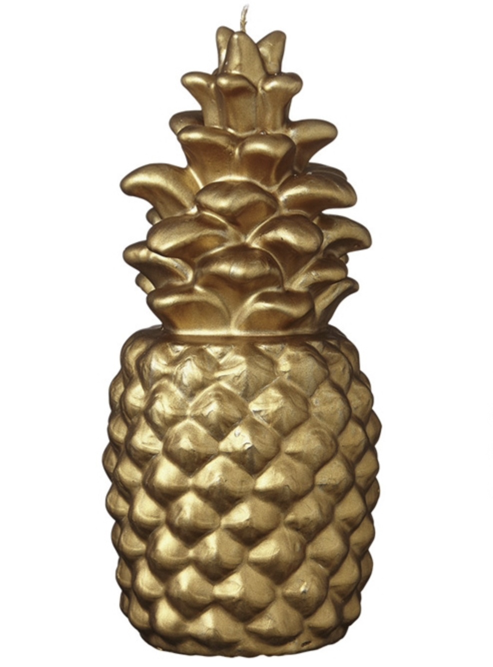 Engels Objektkerze "Ananas", Höhe 22cm/ Farbe Gold