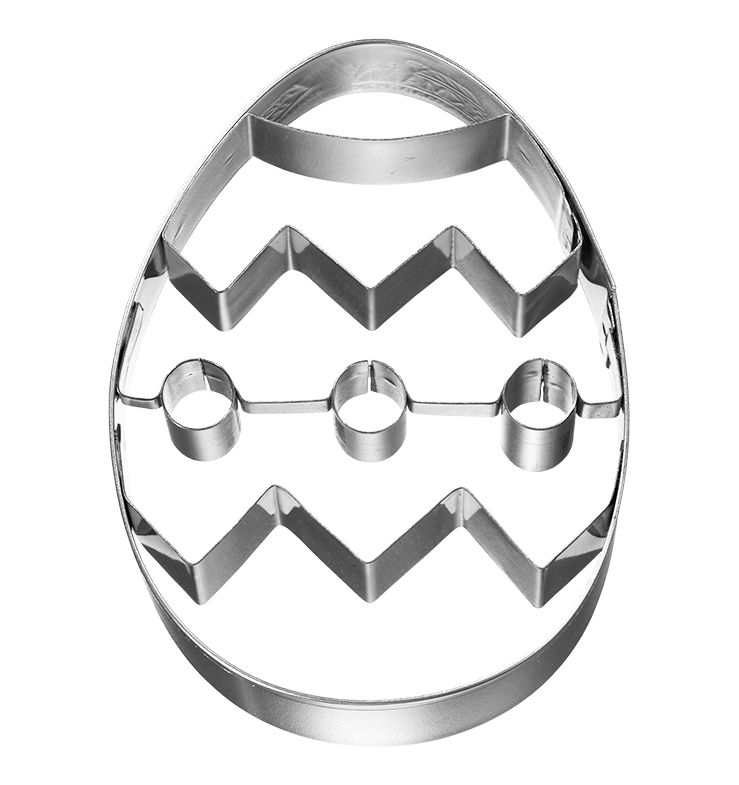 Birkmann Ausstechform Ei mit Innenprägung 8cm 