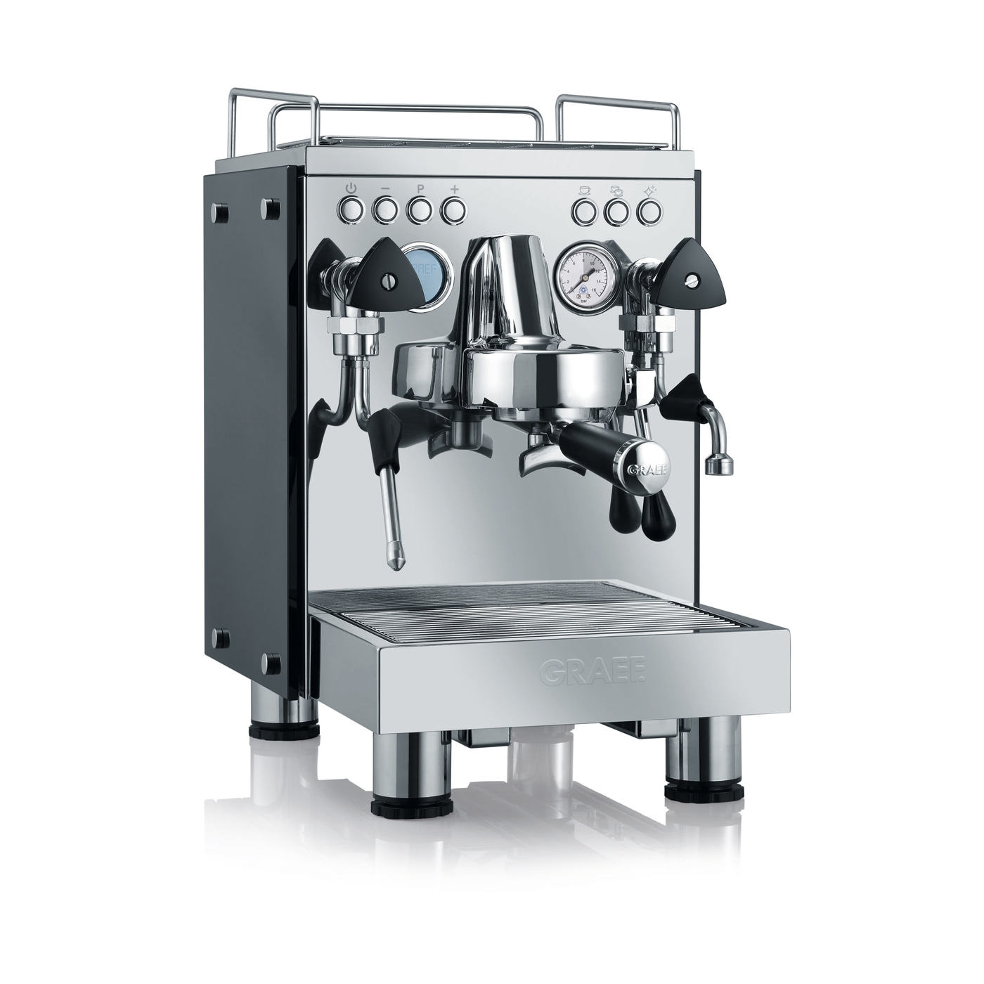 GRAEF ES1000 "Contessa" Siebträger Espressomaschine mit LCD Display