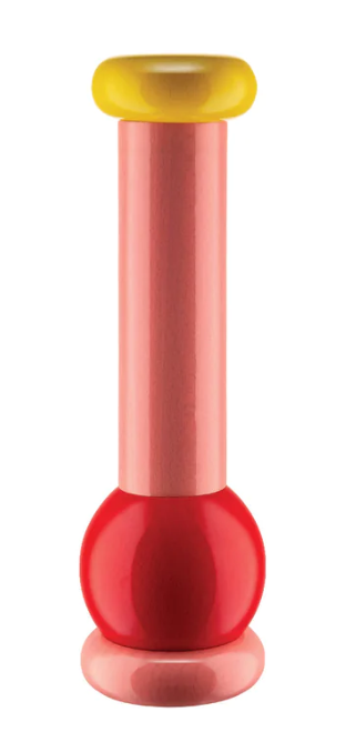 ALESSI Pfeffermühle Holz in rot