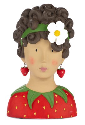 Baden Ladykopf Claire mit Erdbeere und Blüte