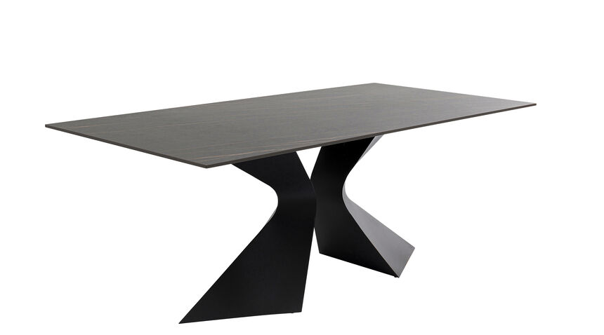 Tisch Gloria Schwarz Keramik Schwarz