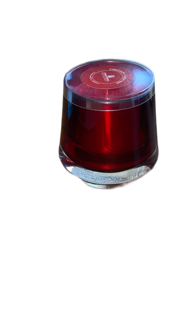 Engels Oscar Glas 10/H10cm Ruby Red verspiegelt 