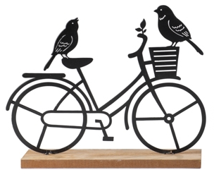 Aufsteller Fahrrad 2 Vögel 