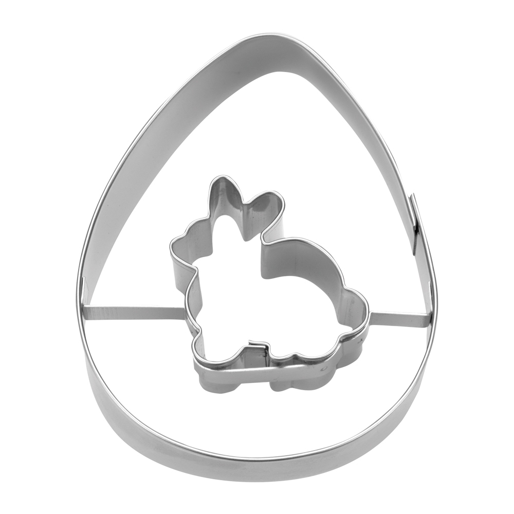 Städter Ausstecher Ei mit Hase - 7 cm 