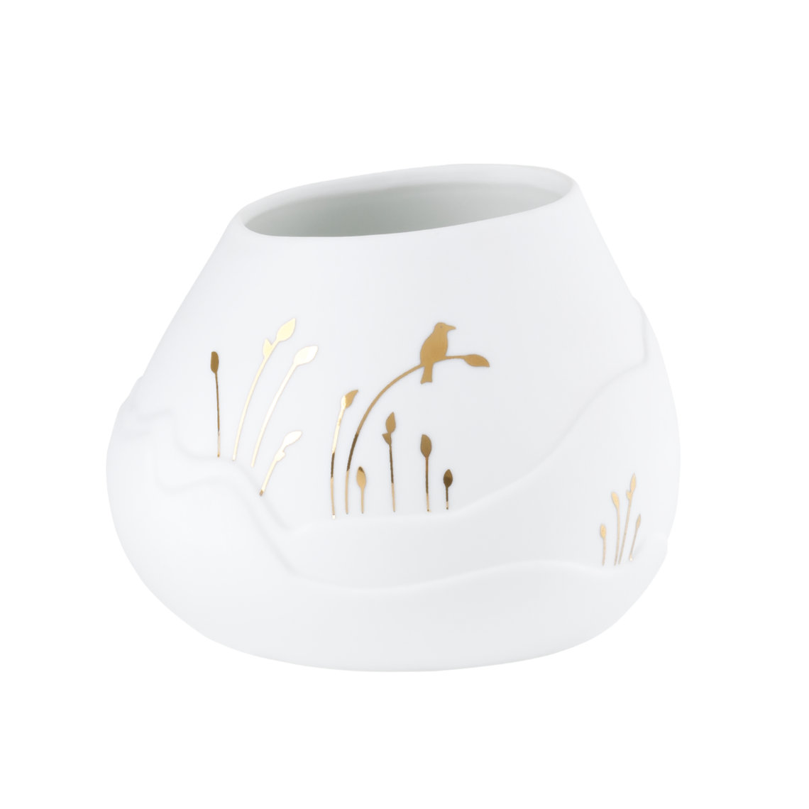 Lichtlandschaft Blumenwiese Teelicht aus Porzellan von Räder