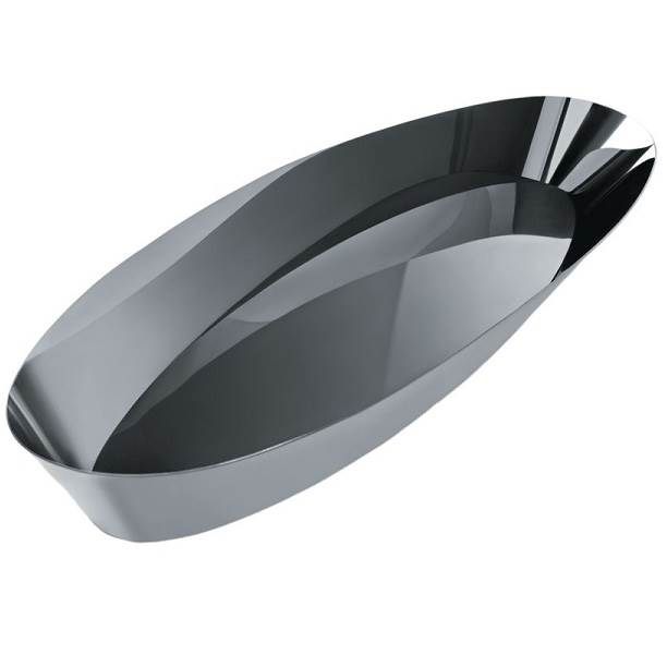 ALESSI Pinpin Schale oval silber