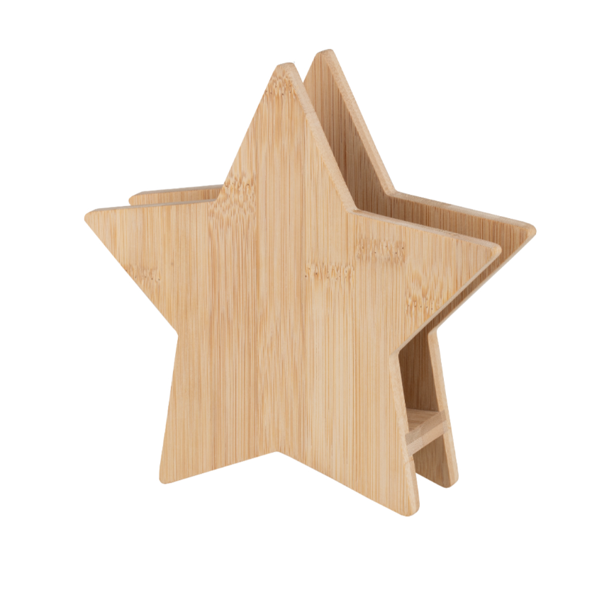 Bambus Serviettenhalter "Stern" von räder