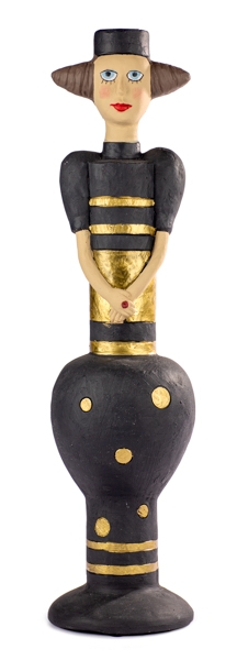 Kerzenhalter Lady gold 50 cm