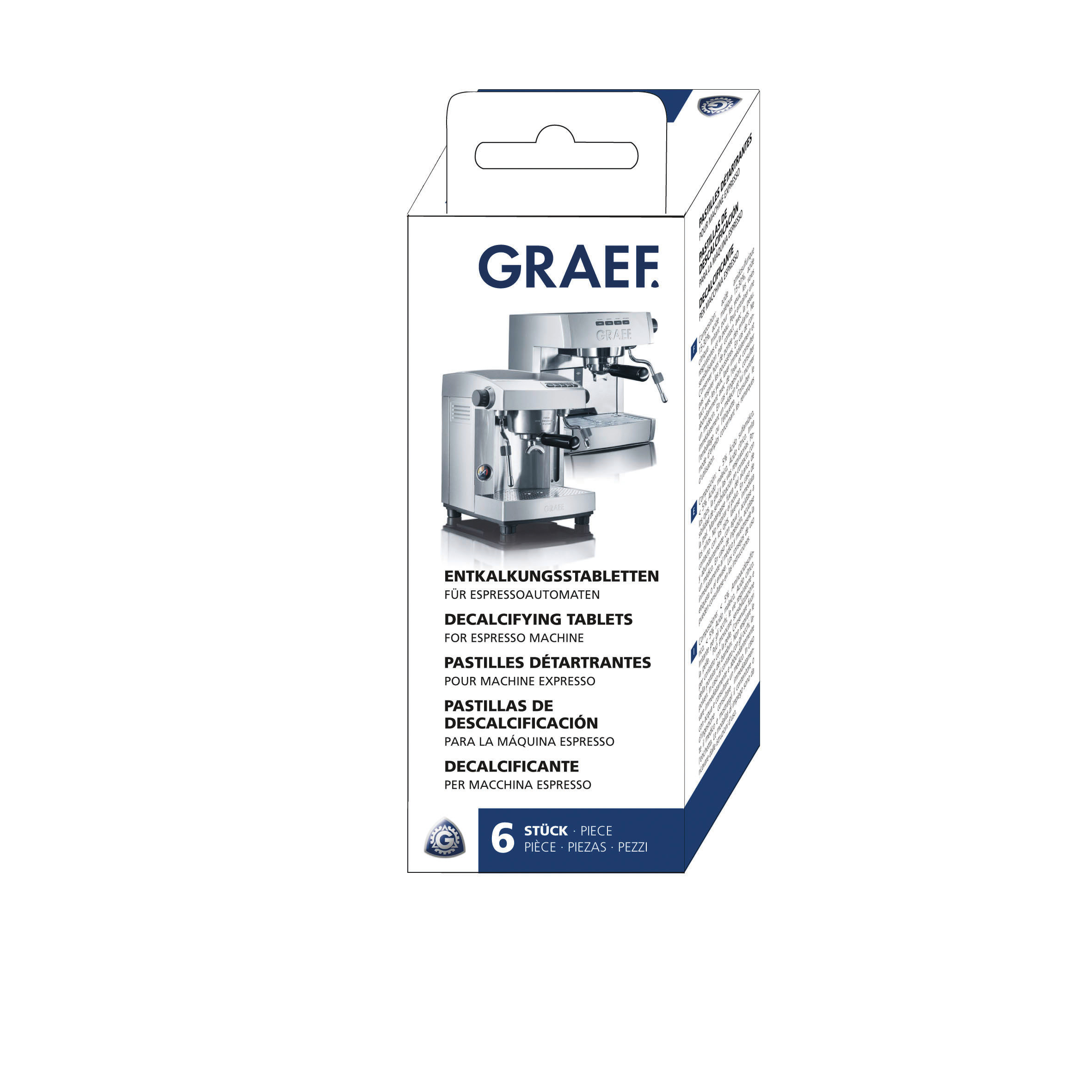 GRAEF Entkalkungstabletten Siebträger / Wasserkocher