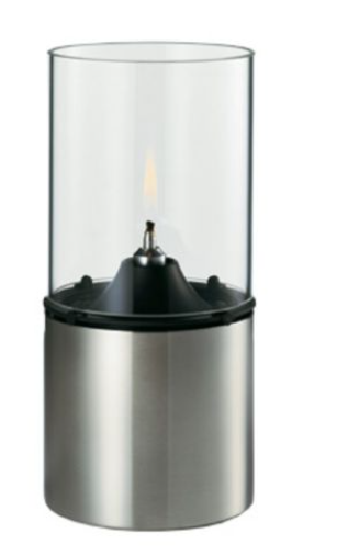 Stelton Öllampe mit Glasschirm mit „klaren Glas“