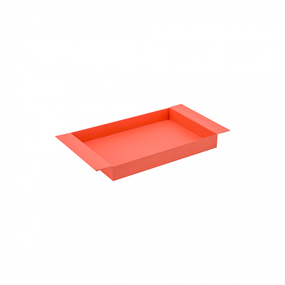 Metall Tablett RYO Klein in der Farbe "Coral"