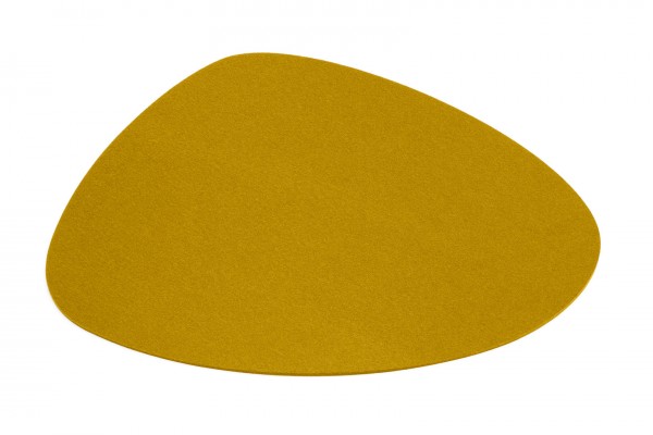 Filz Tischset STONE in der Farbe "Mustard"