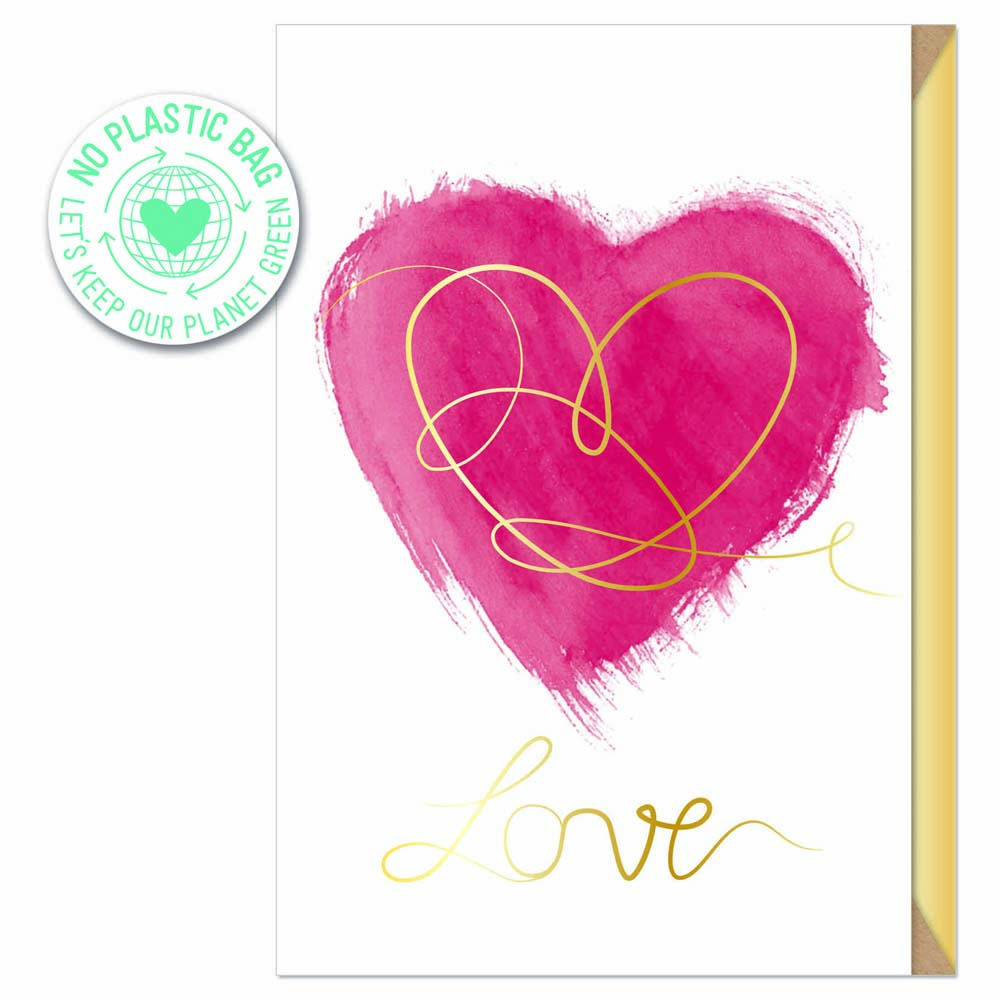 Hochzeitskarte „Love Herz“