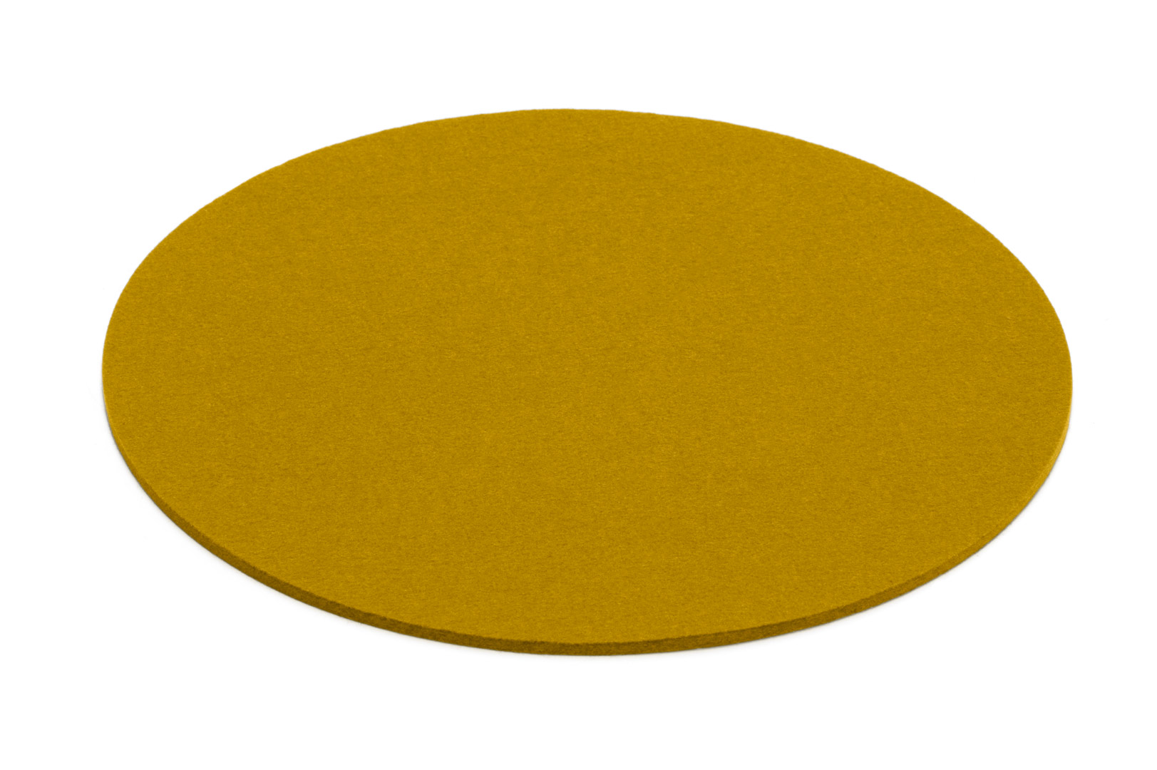Filz Untersetzer Ø 10,0 cm, Farbe „Mustard“