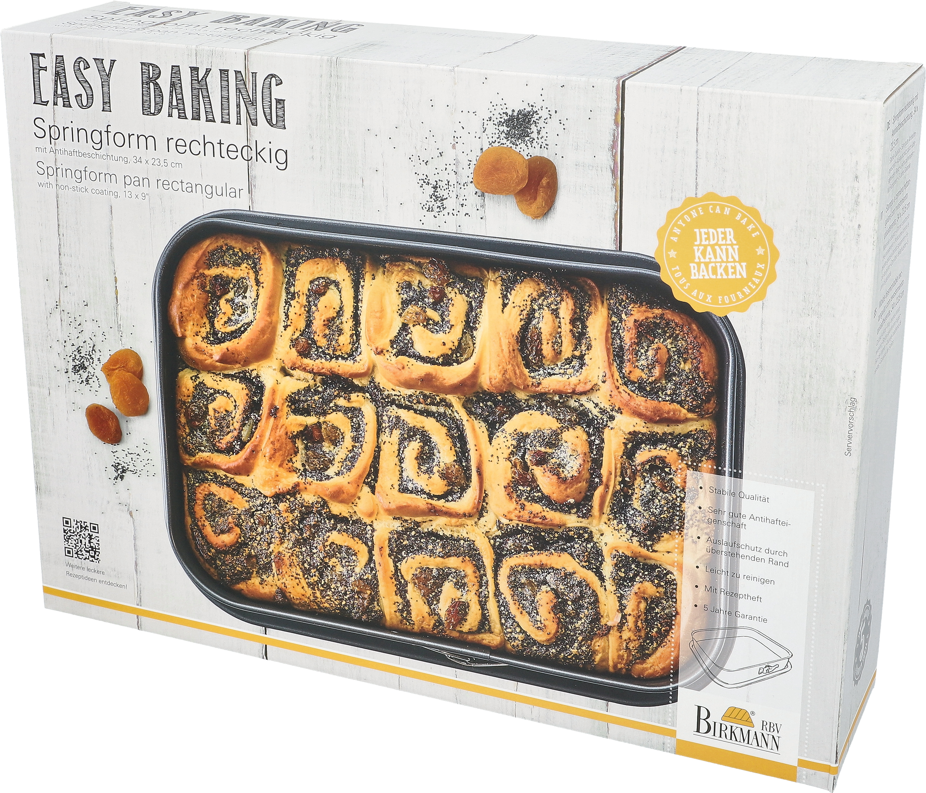 Birkmann - Easy Baking eckig 34 x 23,5 cm