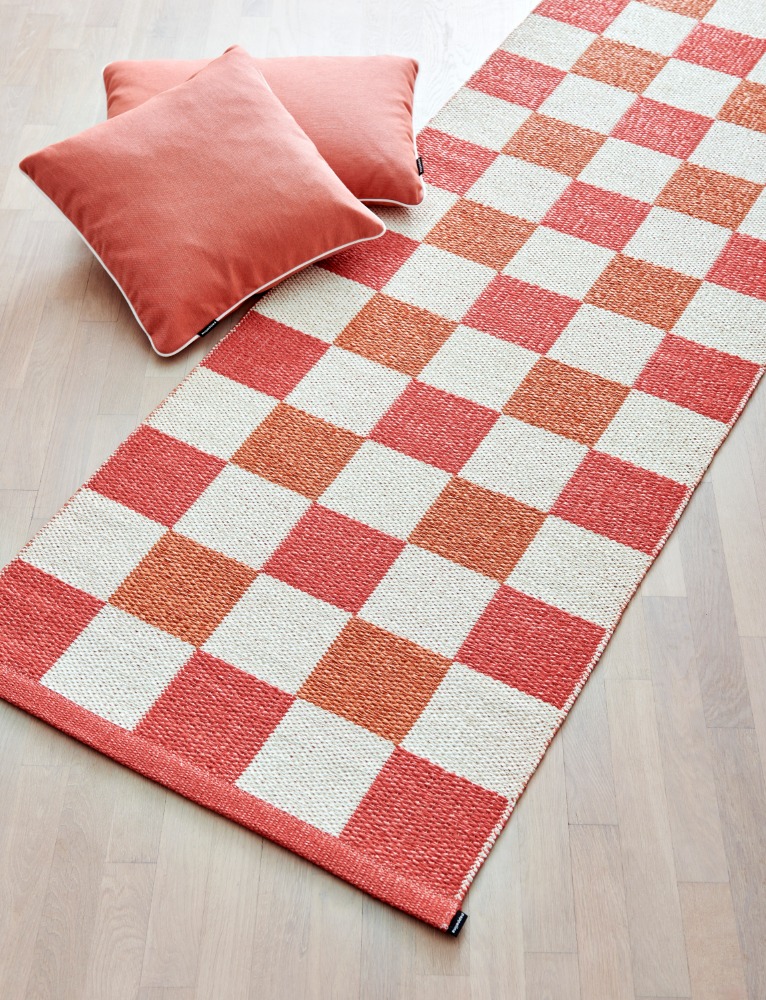 Teppich PIX Flamingo/Vanilla /Light Orange  70 x 160 cm von pappelina 