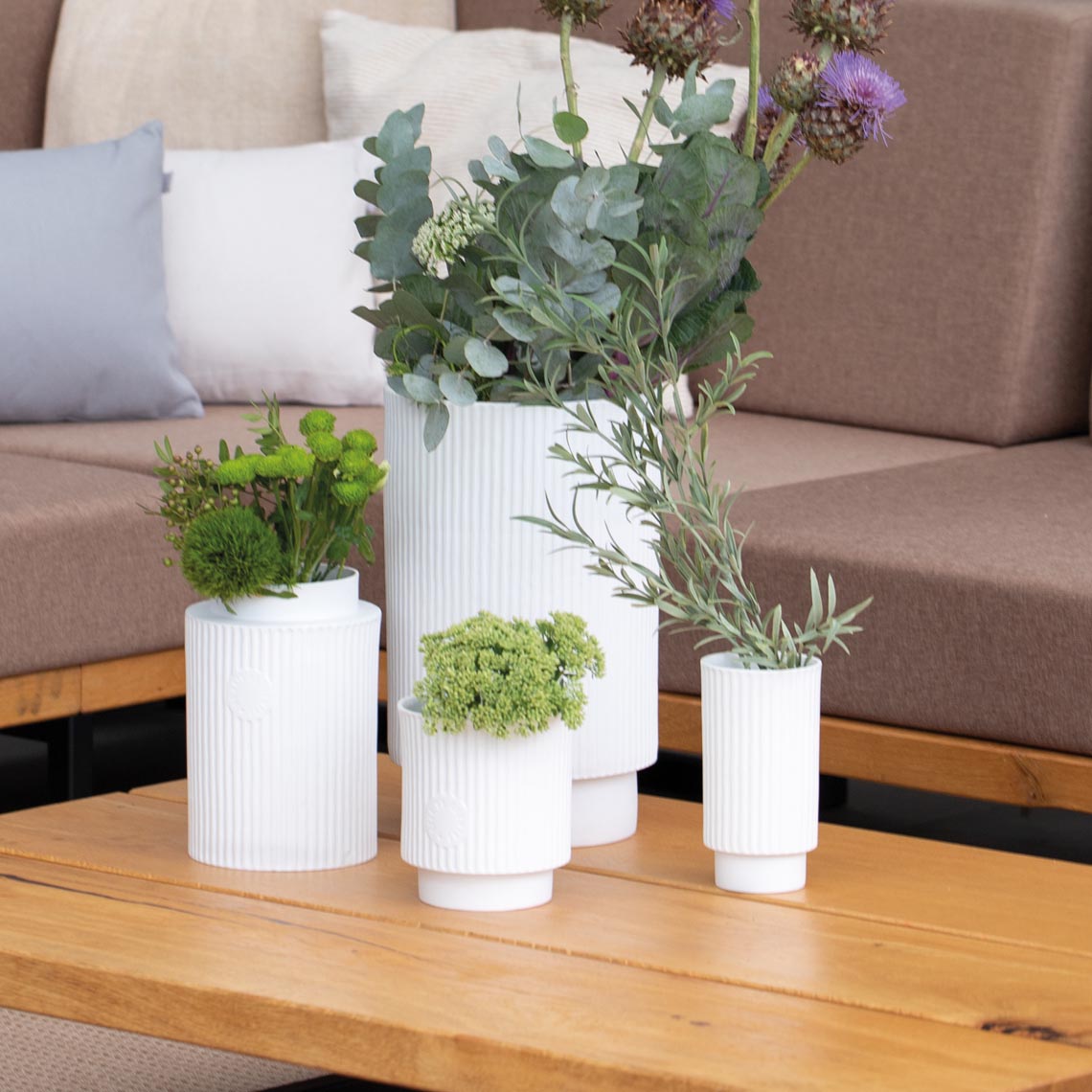 LIVING Hausfreunde Vase "No rain no Flowers" von Räder