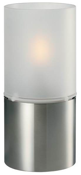 Stelton Öllampe mit Glasschirm mit „satinierten Glas“