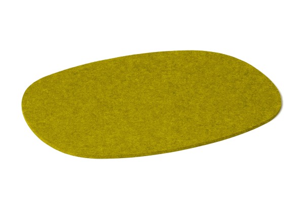 Dein Filz Tischset oval in der Farbe "Moos"