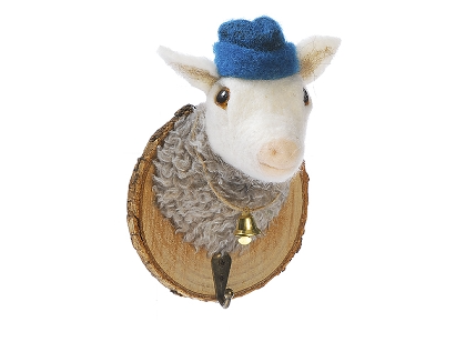 Baden Kleiderhaken Schaf mit Mütze