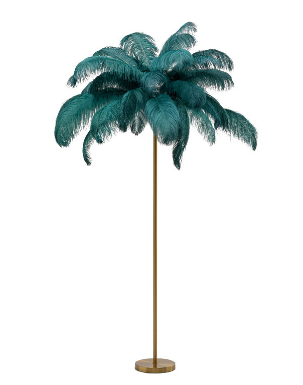 Stehleuchte Feather Palm Grün 165cm