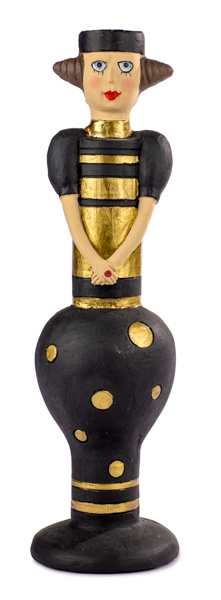 Kerzenhalter Lady gold 36 cm 