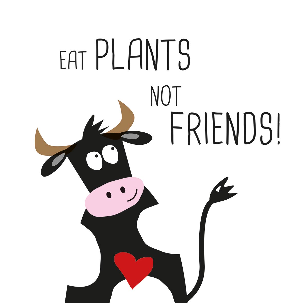 Lunch Serviette „Plants Not Friends“