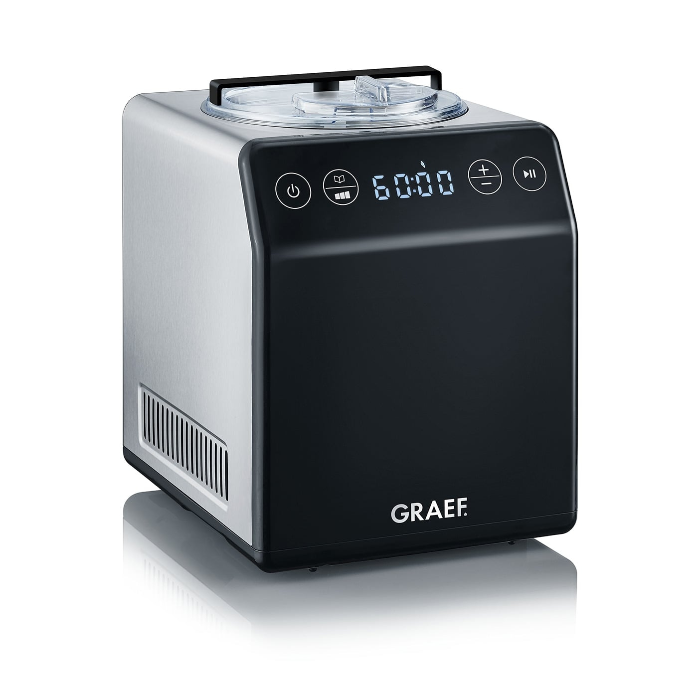 GRAEF Eismaschine IM700 | Edelstahl-schwarz