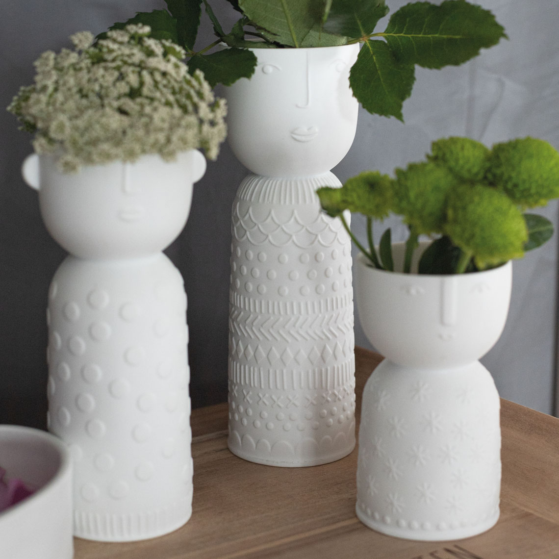 Living Naturgestalten Vasen in verschiedenen Ausführungen
