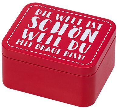 Colour Kitchen Geschenkbox von Birkmann, klein und rot